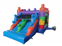 MiniBlocksBounceandSlide4 1709088547 Mini Bounce House W/Slide