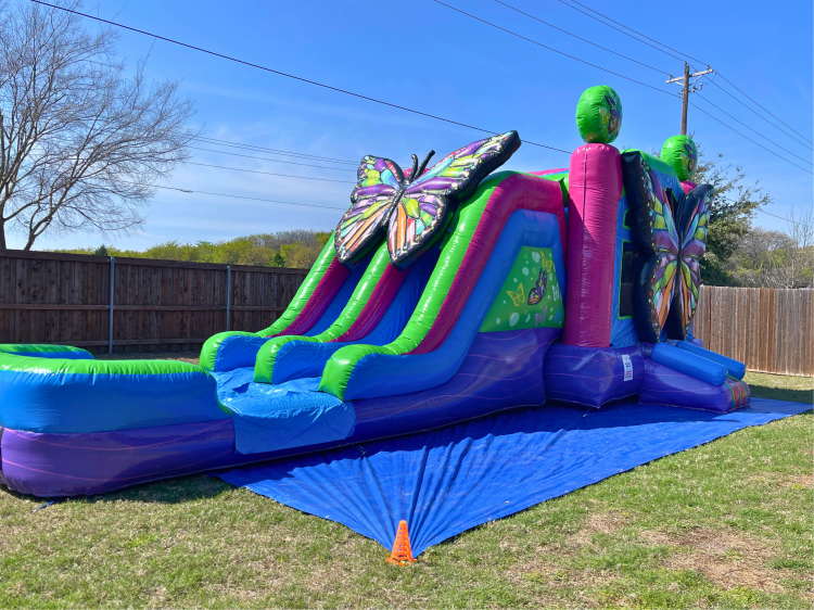 Butterfly Bounce House W/Slide