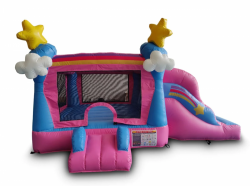 Mini Enchanted Bounce Slide 1.jpg 1701735729 big 1724200001 Mini Bounce House W/Slide